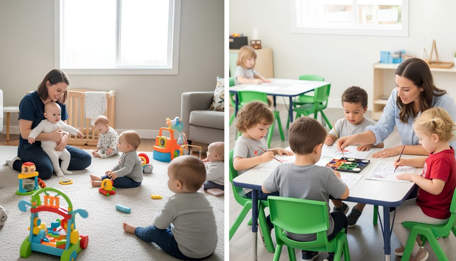 Preschool and Daycare Difference